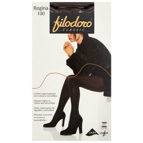 Колготки Filodoro Classic Regina 100 den, размер 3-M, coffee