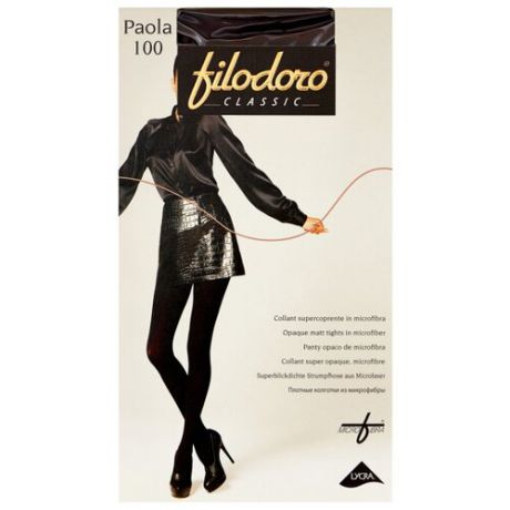 Колготки Filodoro Classic Paola 100 den, размер 2-S, coffee