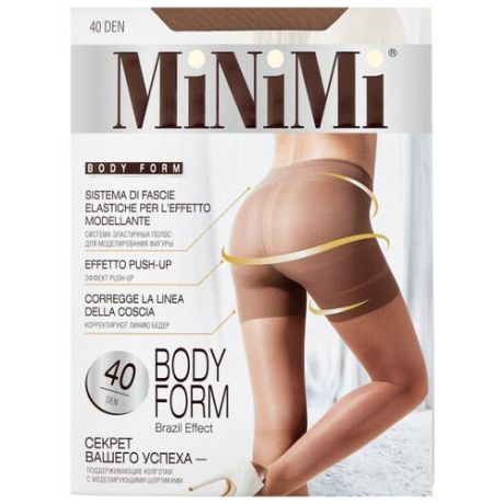 Колготки MiNiMi Body Form 40 den, размер 2-S/M, daino