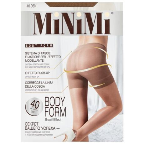 Колготки MiNiMi Body Form 40 den, размер 4-L, daino