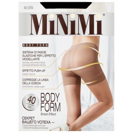 Колготки MiNiMi Body Form 40 den, размер 4-L, nero