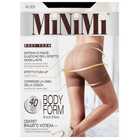 Колготки MiNiMi Body Form 40 den, размер 3-M, nero