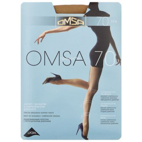 Колготки Omsa Omsa 70 den, размер 3-M, caramello