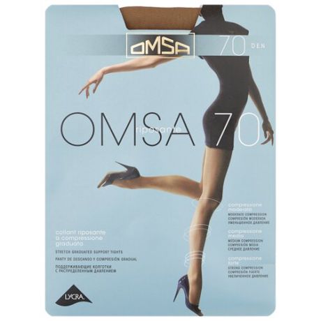 Колготки Omsa Omsa 70 den, размер 2-S, daino