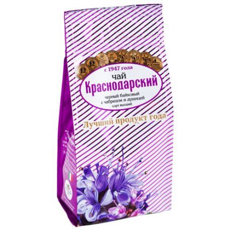 Чай черный Краснодарский с 1947 года с чабрецом и душицей, 100 г