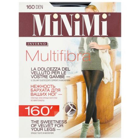 Колготки MiNiMi Multifibra 160 den, размер 2-S/M, nero