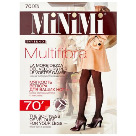 Колготки MiNiMi Multifibra 70 den, размер 2-S/M, daino