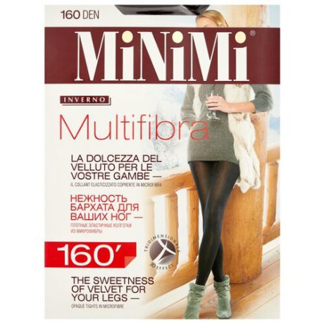 Колготки MiNiMi Multifibra 160 den, размер 4-L, moka