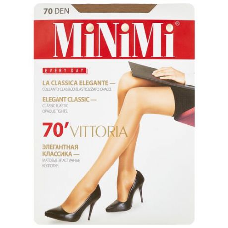 Колготки MiNiMi Vittoria 70 den, размер 5-XL, caramello