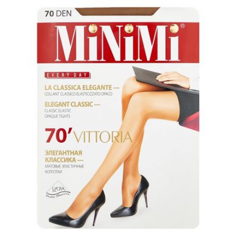 Колготки MiNiMi Vittoria 70 den, размер 5-XL, daino