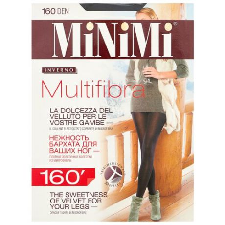 Колготки MiNiMi Multifibra 160 den, размер 4-L, nero