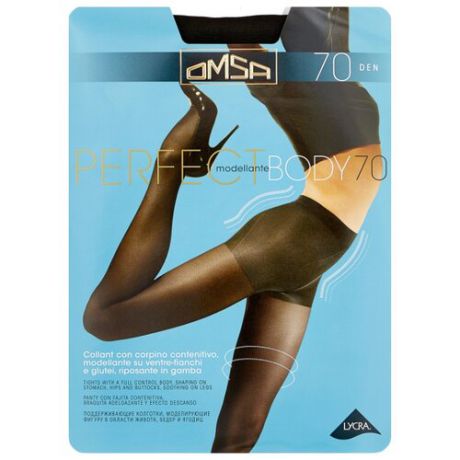 Колготки Omsa Perfect Body 70 den, размер 5-MAXI, fumo