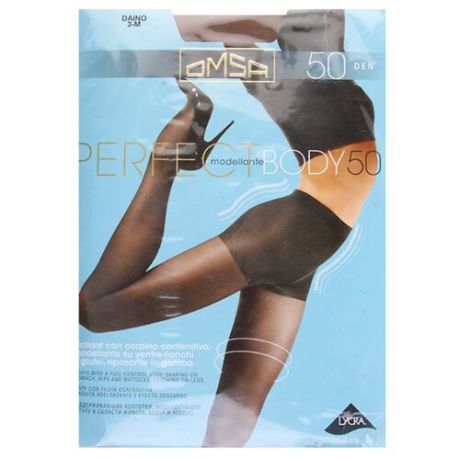 Колготки Omsa Perfect Body 50 den, размер 4-L, daino