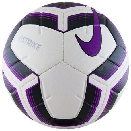 Футбольный мяч NIKE Strike Team IMS SC3535 белый/черный/фиолетовый 5