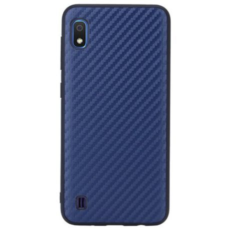 Чехол G-Case Carbon для Samsung Galaxy A10 синий