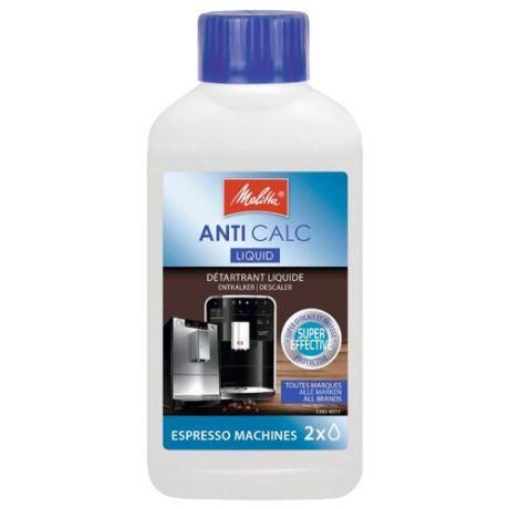 Средство Melitta Для чистки от накипи для автоматических кофемашин Жидкий Anti Calc белый/синий