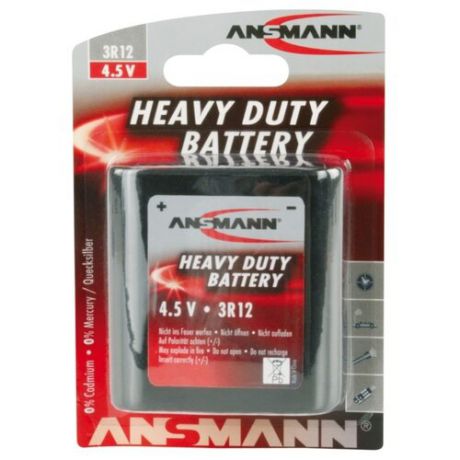 Батарейка ANSMANN Heavy Duty Battery 3R12 1 шт блистер
