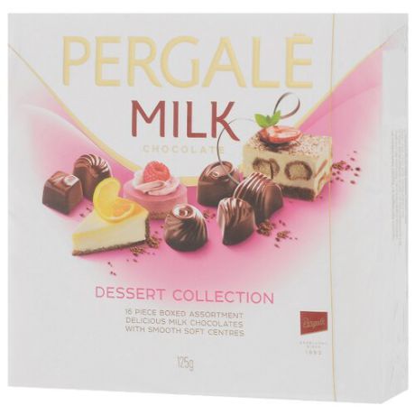 Набор конфет Pergale Milk Изысканный десерт 125 г розовый