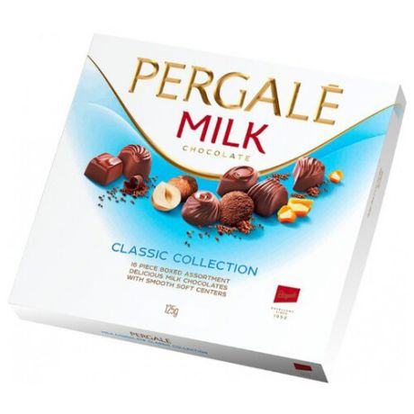 Набор конфет Pergale Milk Classic Collection 125 г голубой