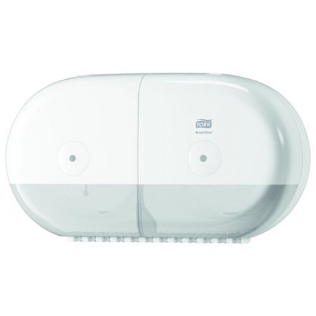 Диспенсер TORK SmartOne T9 двойной для туалетной бумаги в мини-рулонах 682000 белый
