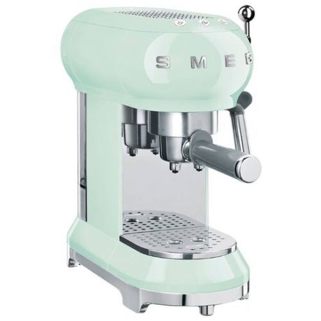 Кофеварка рожковая smeg ECF01 зеленый