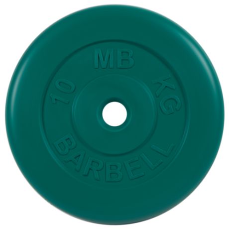 Диск MB Barbell Стандарт MB-PltC26 10 кг зеленый