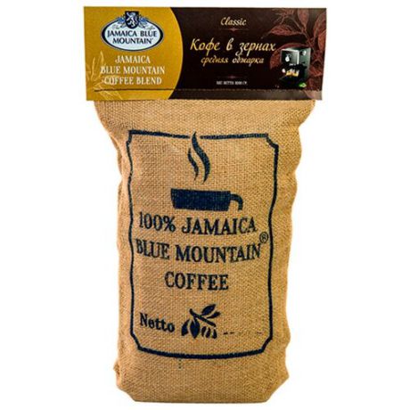 Кофе в зернах Jamaica Blue Mountain Blend, средняя обжарка, арабика, 500 г