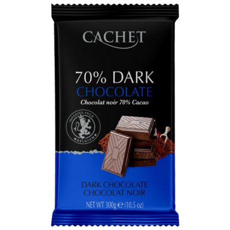 Шоколад Cachet горький 70 %, 300 г