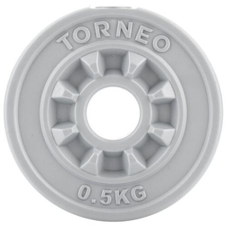 Диск Torneo в пластиковом корпусе 0.5 кг (1008-5) серый