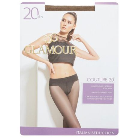 Колготки Glamour Couture 20 den, размер 4-L, daino