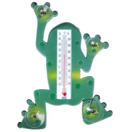 Термометр Inbloom Лягушка зеленый