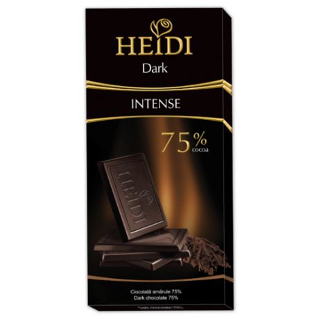 Шоколад Heidi Intense темный 75%, 80 г