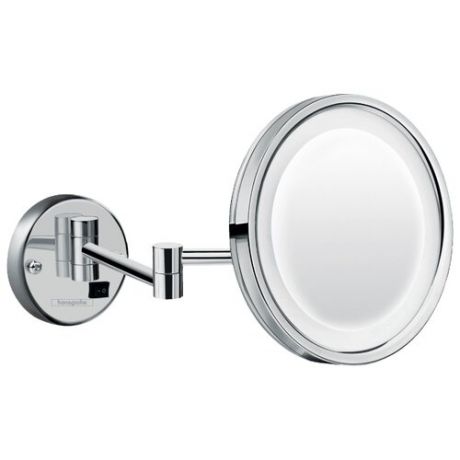 Зеркало косметическое настенное hansgrohe Logis Universal Зеркало для бритья с подсветкой LED с подсветкой хром