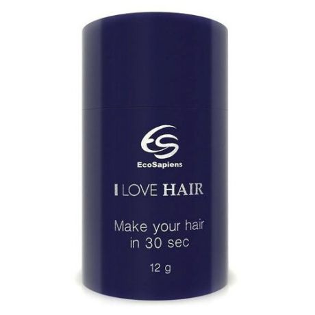 Загуститель волос EcoSapiens I Love Hair, оттенок светло-коричневый, 12 г