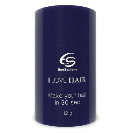 Загуститель волос EcoSapiens I Love Hair, оттенок средне-русый, 12 г