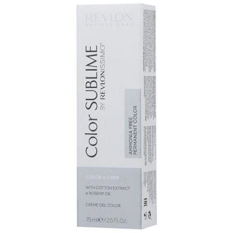 Revlon Professional Revlonissimo Color Sublime стойкая краска для волос, 75 мл, 8.04 светлый блондин натурально-медный