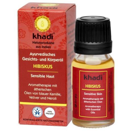 Khadi Naturprodukte Hibiskus Масло для лица и тела, 10 мл