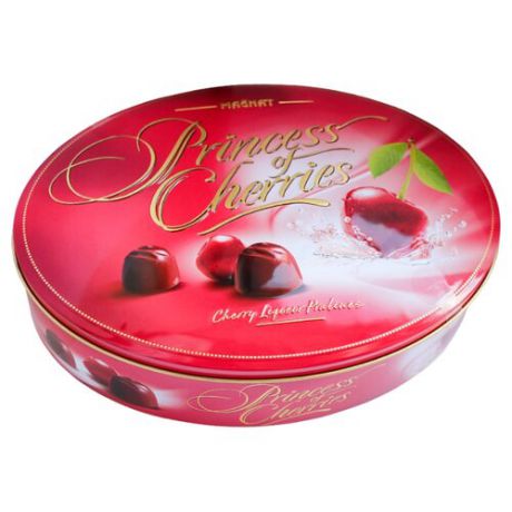 Набор конфет Magnat Christmas Princess of Cherries с ликером, 290 г розовый