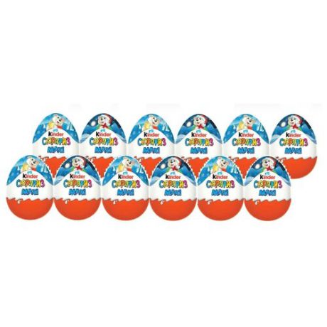 Шоколадное яйцо Kinder Сюрприз Maxi, коробка (12 шт.)