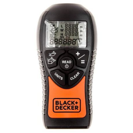 Ультразвуковой дальномер BLACK+DECKER BDMU040-FR черный/оранжевый