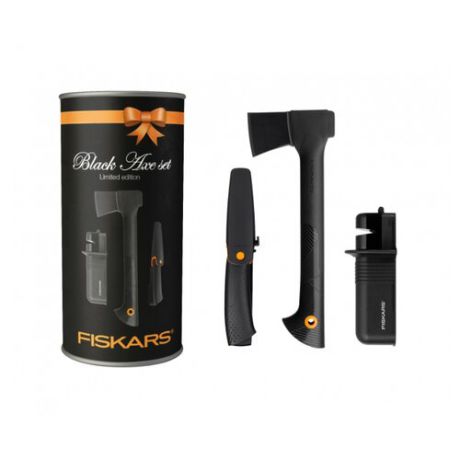 Туристический топор FISKARS Solid 1055139 черный/оранжевый