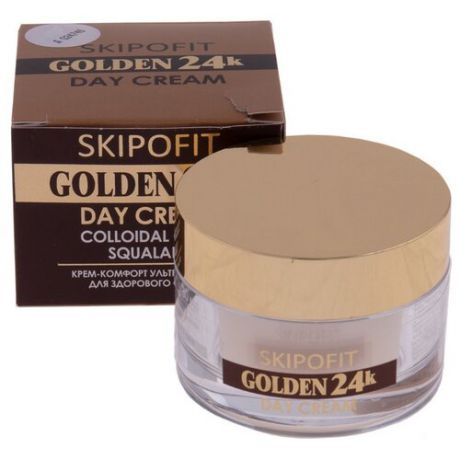 Натуротерапия Skipofit Golden 24k Крем для лица дневной с золотом Скипофит, 30 мл