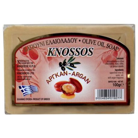 Мыло кусковое Knossos Аргания, 100 г