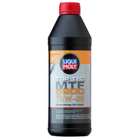 Трансмиссионное масло LIQUI MOLY Top Tec MTF 5200 75W-80 1 л