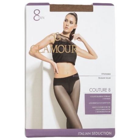 Колготки Glamour Couture 8 den, размер 3-M, daino