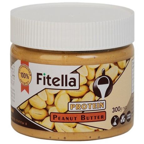 Fitella Паста арахисовая протеиновая, 300 г