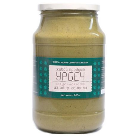 Живой Продукт Урбеч натуральная паста из ядер семян конопли, 965 г