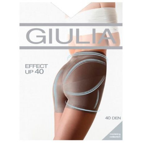 Колготки Giulia Effect Up 40 den, размер 5-XL, tabaco