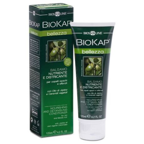 BioKap кондиционер Питательный с эффектом разглаживания спутанных волос, 125 мл