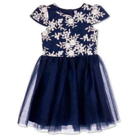 Платье playToday размер 122, темно-синий